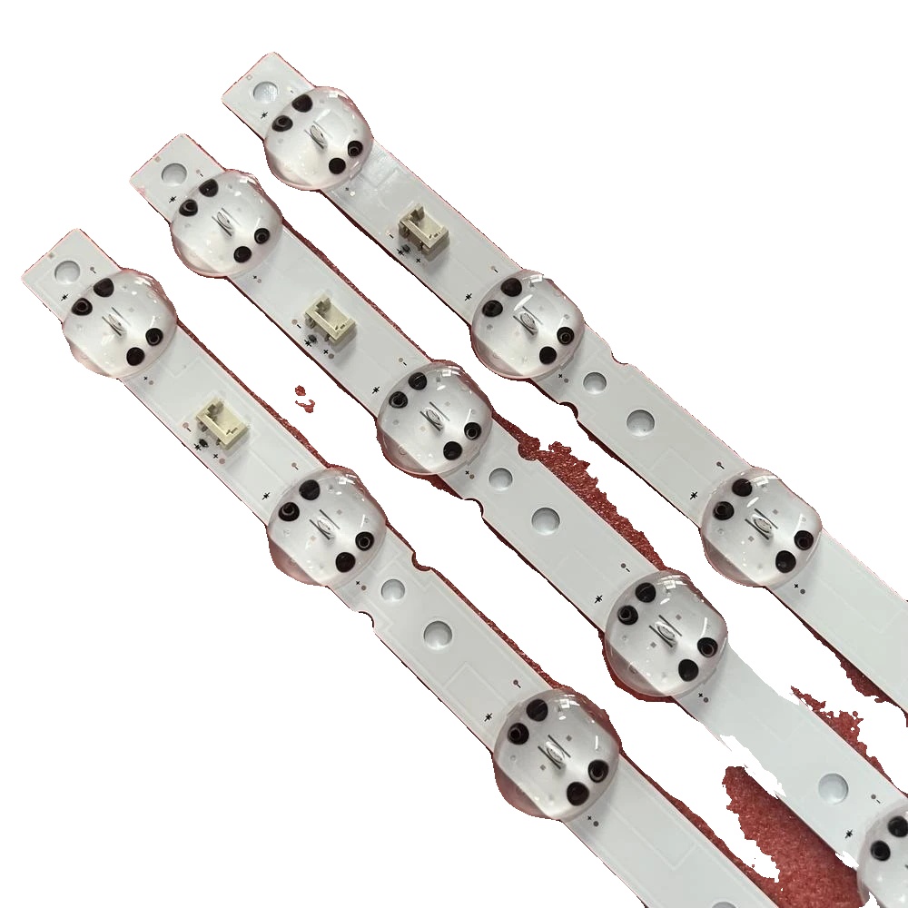 Led-hintergrundbeleuchtungsstreifen, Aluminium-material, 55 Zoll Kompatibel, Drucktastensteuerung, 1-pin-anschluss, Wiederverwendbares Design