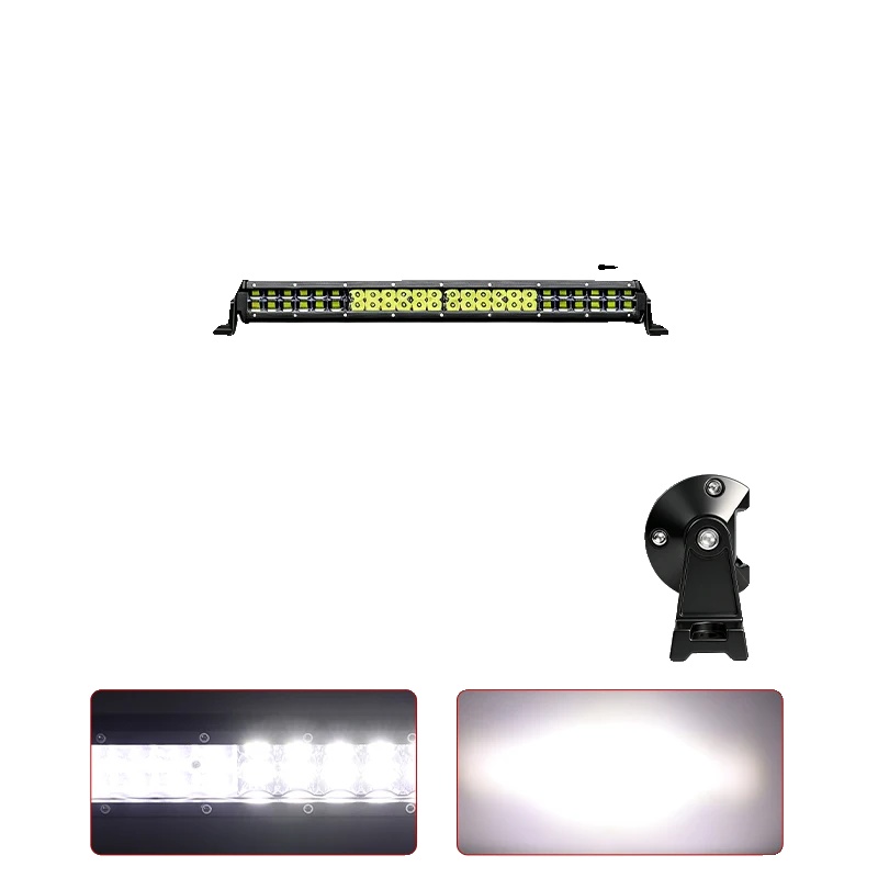 Lichtleiste, Dualreihe, Wasserdicht, 20inch Spot Flood