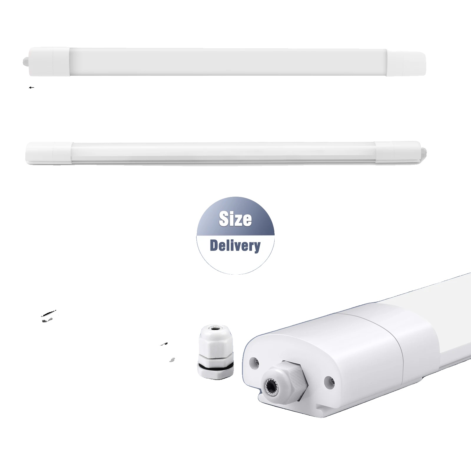 Led Feuchtraumlicht, Wasserdicht, Verlinkbar Für Große Räume, 150cm, Ja