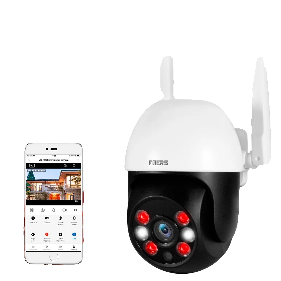 Ip-kamera, Automatische Verfolgung, Nachtsicht, 8mp Kamera