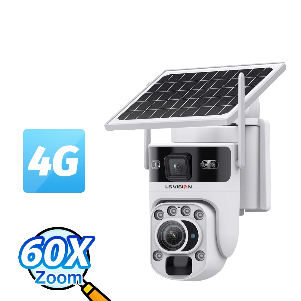 Überwachungskamera, 12mp Auflösung, 60x Optischer Zoom, 4g-version 60x Zoom