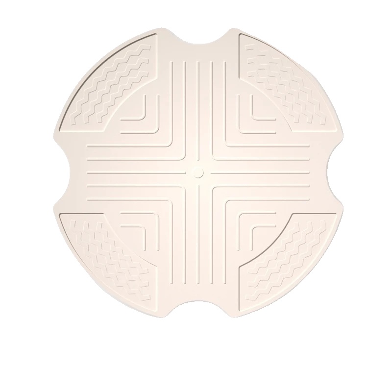 Luftfritteusen-trivet, Hitzebeständiges Silikon, Leicht Zu Reinigen, Weiss, 26cm