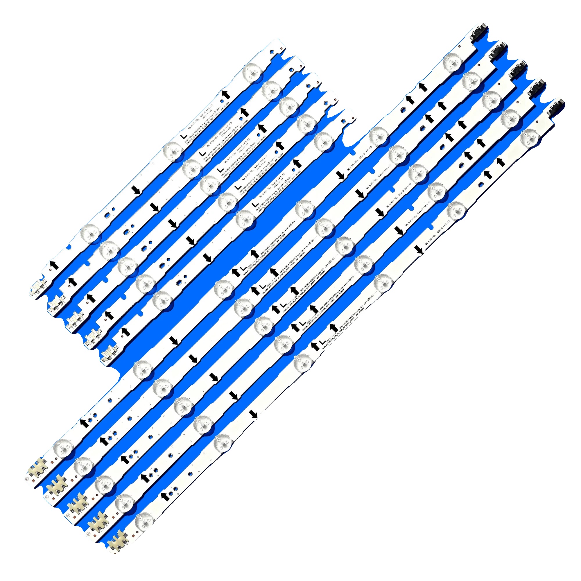 Led-hintergrundbeleuchtungsstreifen, Länge 836 Mm, 9 Led-perlen, 3v Eingangsspannung, Kompatibel Mit Mehreren Modellen, Pvc-material