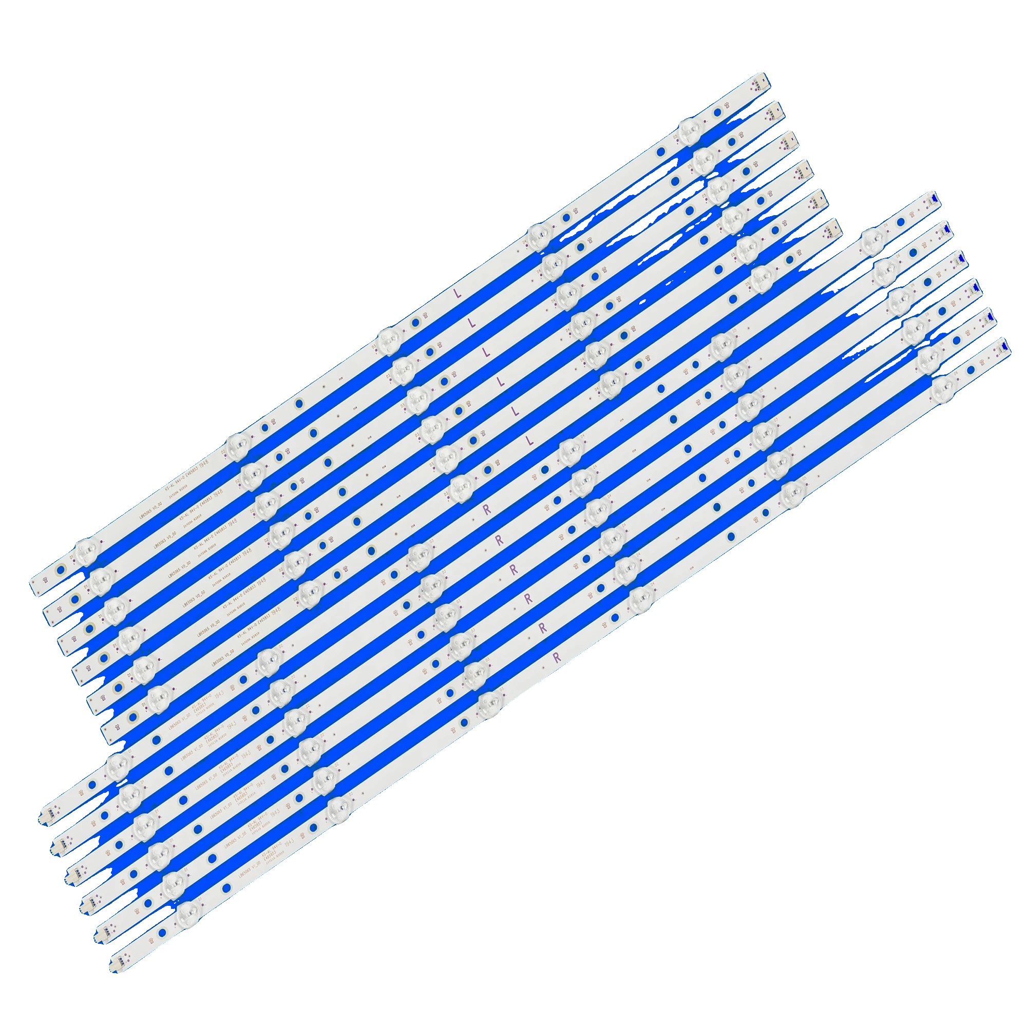 Led-hintergrundbeleuchtungsstreifen, Länge 1305mm, 11 Led-perlen Pro Streifen, 3v Spannung Pro Led, Paket Mit 12 Streifen, Kompatibilität Mit