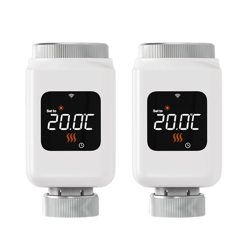 Heizkörperthermostat, Wi-fi-steuerung, Sprachassistenten-kompatibel, 2pcs