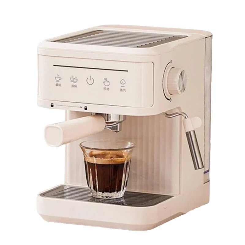 Espressomaschine, Automatischer Milchaufschäumer, Halbautomatischer Betrieb, Weiß, Eu