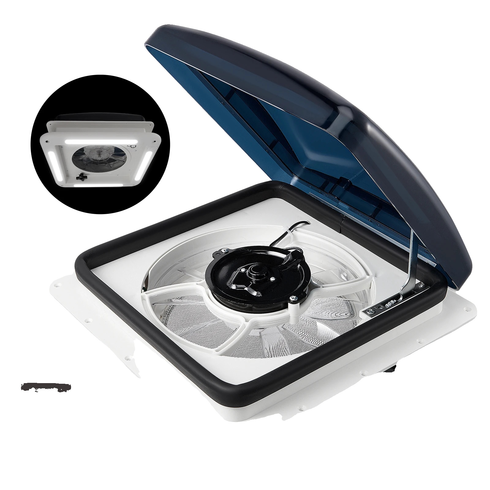Rv Ventilator, Wasserdichtes Design, Einstellbare Geschwindigkeitsstufen, Mit Led