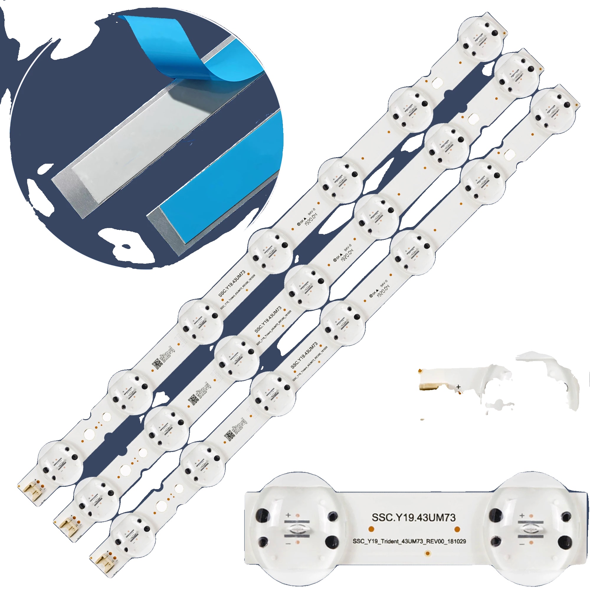 Led-hintergrundbeleuchtungsstreifen, 6 V Spannung, Ce-zertifizierung, Kompatibel Mit Mehreren Modellen, Effiziente Leistung, Einfache Installation
