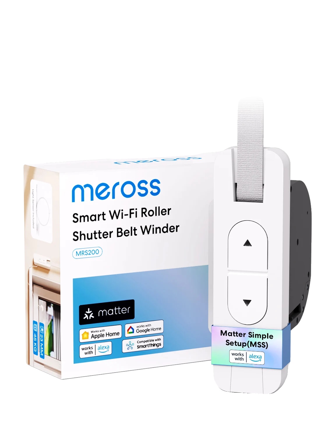 Motorisierte Rollladen, Smart Home Integration, Automatische Lichtdetektion, 1 Pack-eu Version