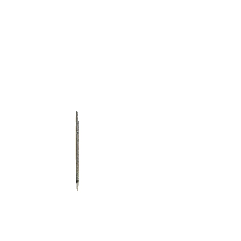 Zaunpfosten, Uv-beständiger Stahl, Langlebige Konstruktion, Uv-beständiger Und Korrosionsbeständiger Stahl, 2500x3,2x140 Cm, Weiss