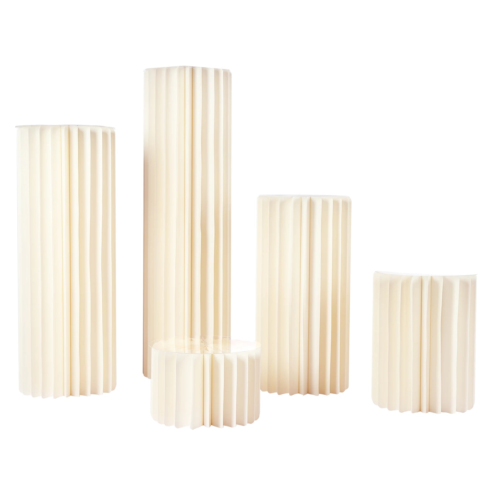 Blumenstand, Faltbares Design, Hohe Tragfähigkeit, Weiss, M