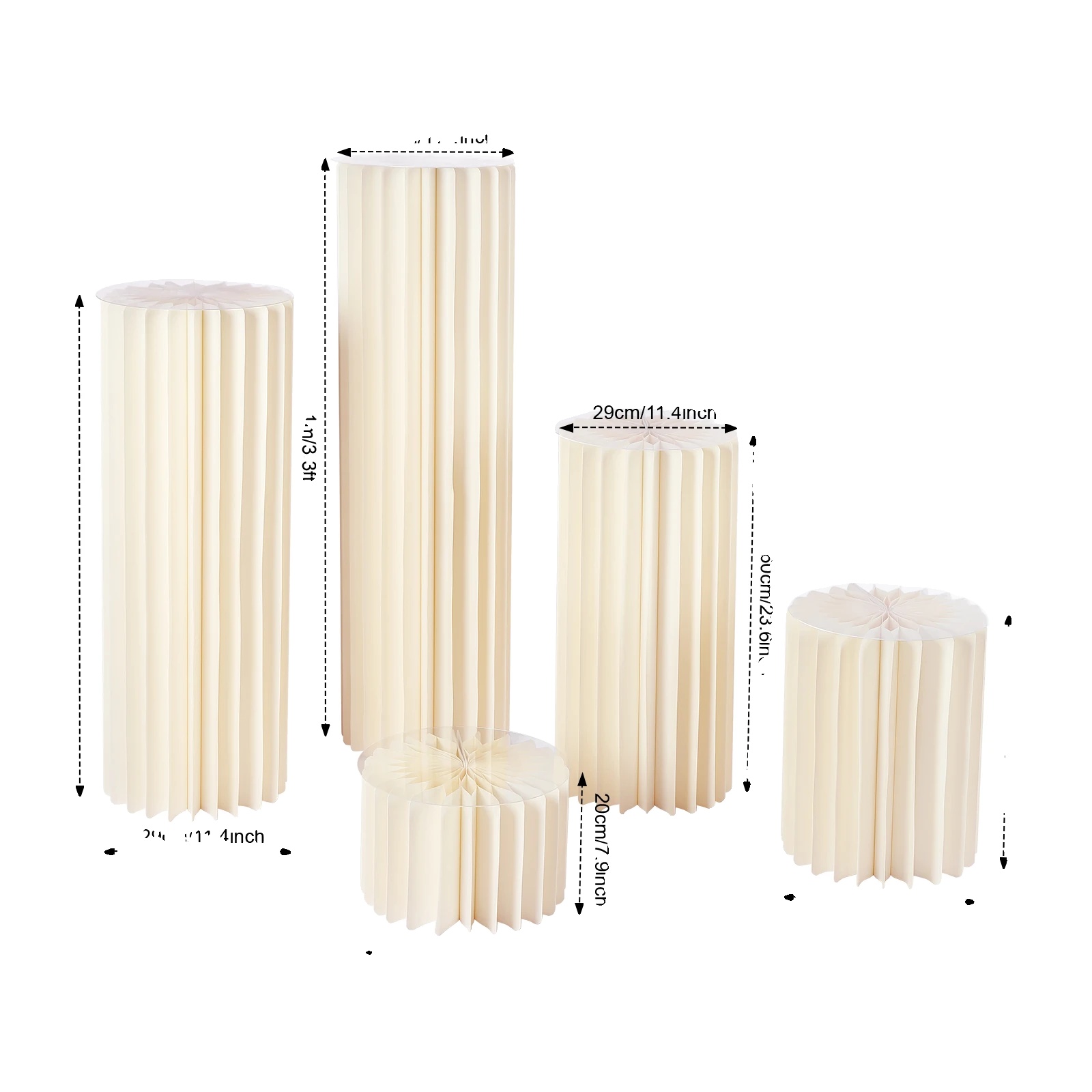 Blumenstand, Langlebiges Material, Elegantes Design, Milchig Weiß