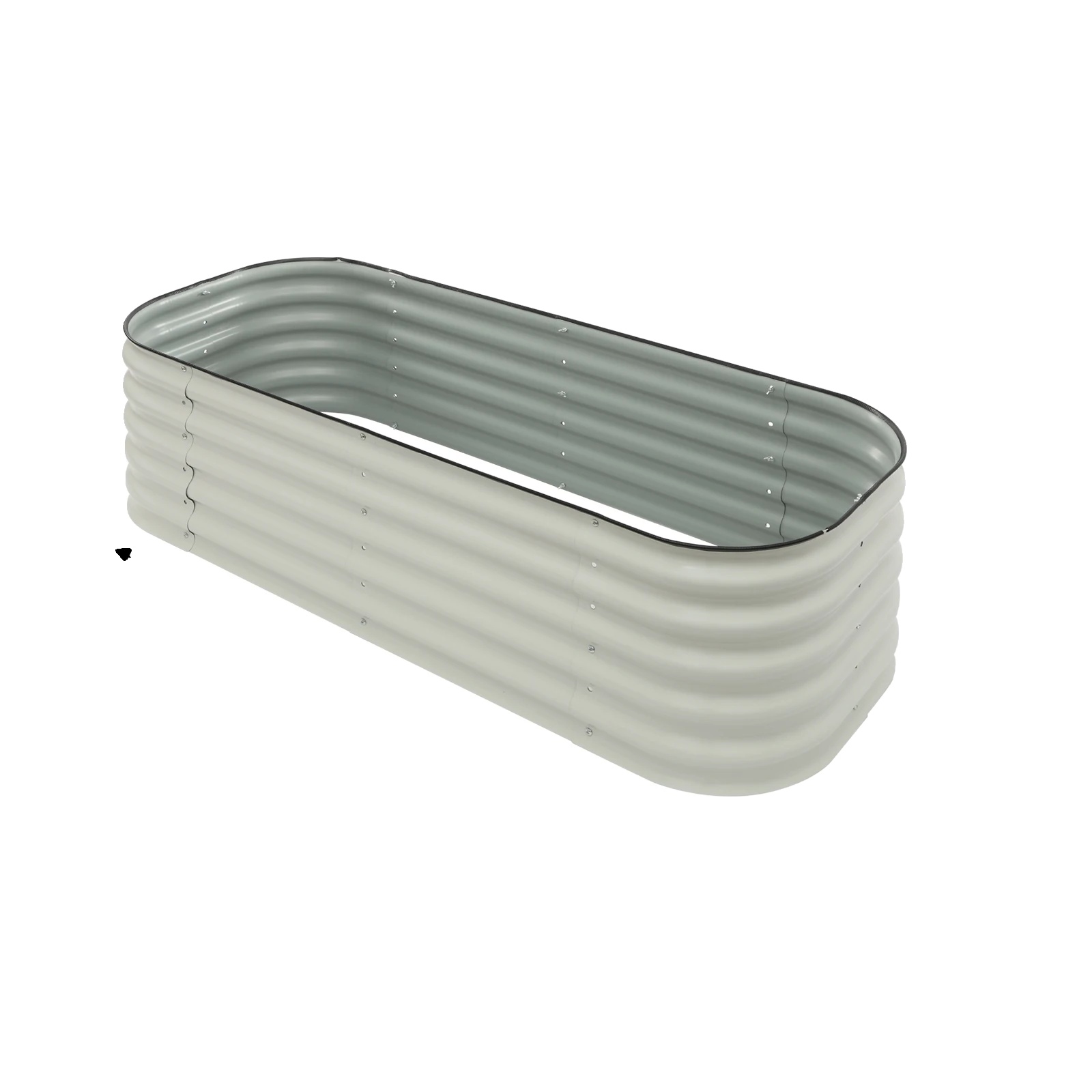 Hochbeet, Verstellbare Größe, Offenes Bodendesign, Weiss