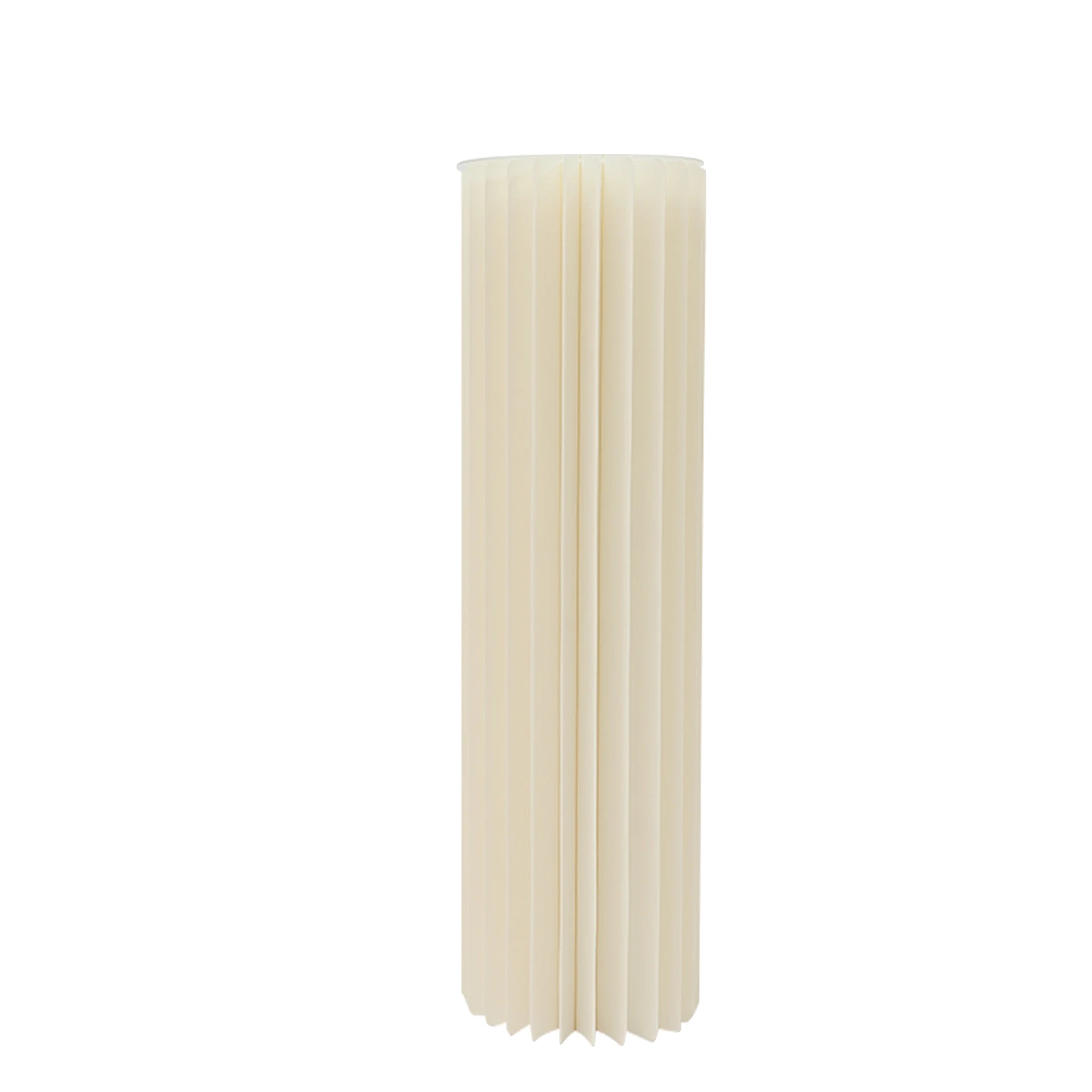 Blumenständer-vase, Langlebige Pappe, Elegantes Zylindrisches Design, Weiss