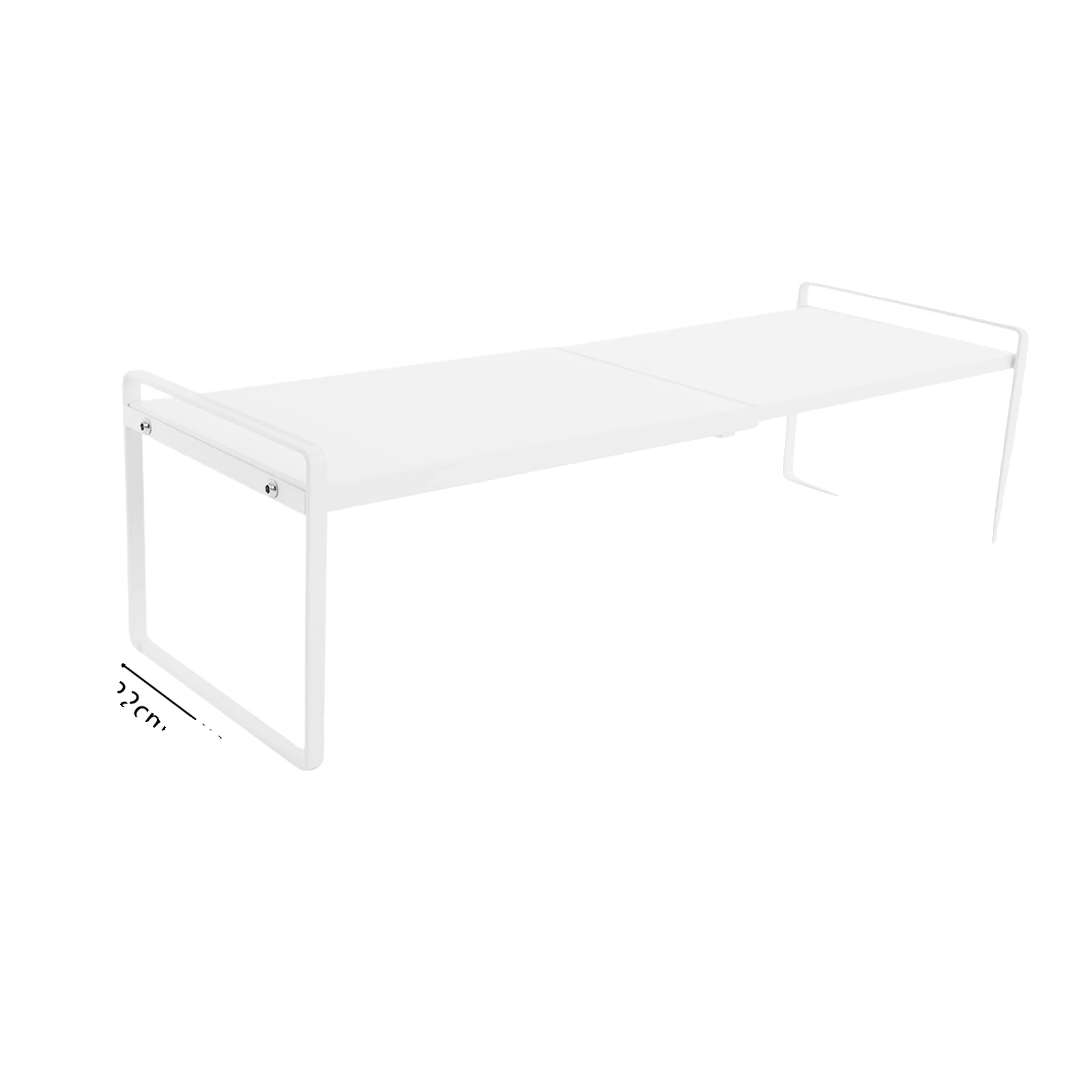 Aufbewahrungsorganisator, Erweiterbares Design, Doppelschichtige Struktur, Weiss