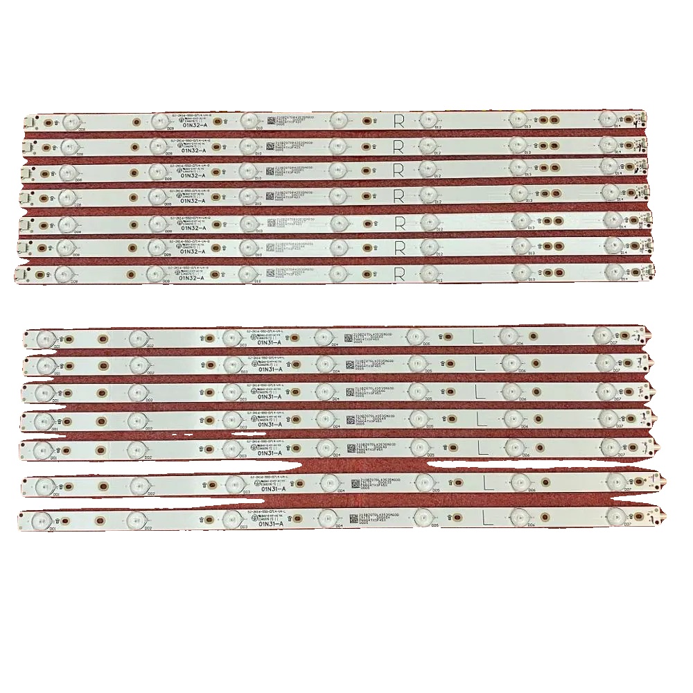 Led-streifen, Aluminium-material, 1110 Mm Abmessungen, Kompatibel Mit Mehreren Modellen, 14 Leds Pro Set, 3v Spannung