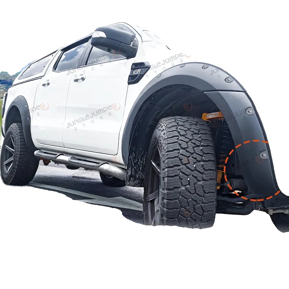 Kotflügelverbreiterungen Für Ford Ranger T7 T8 2015-2022, Langlebiger Schutz, Einfache Installation, Kein Loch