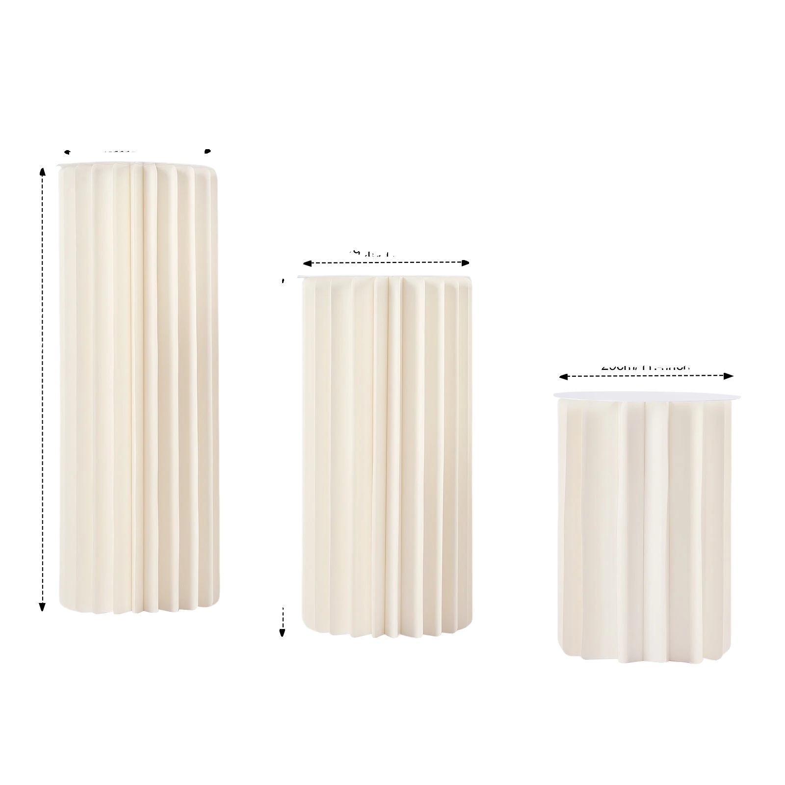 Blumenstand, Langlebiges Design, Vielseitige Präsentationsmöglichkeiten, Weiss, M