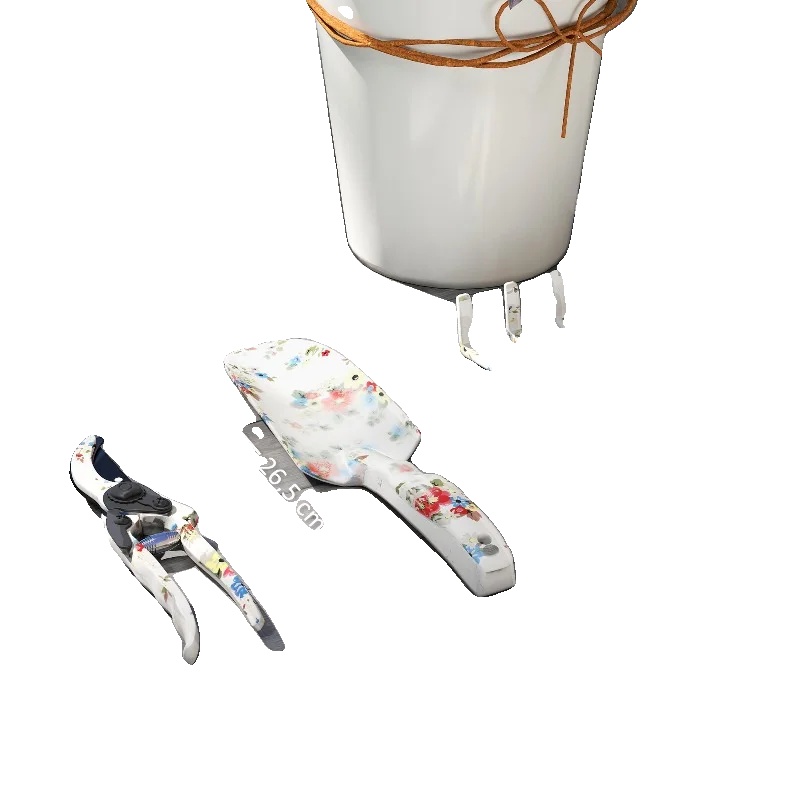 Gartenwerkzeugset, Aluminium-material, Schaufellänge 30 Cm, Rechenlänge 25 Cm, Gartenschneiderlänge 20 Cm, Gewicht 0,68 Kg