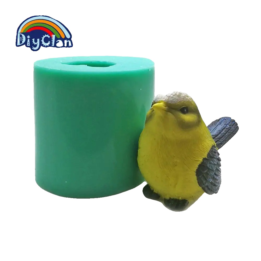 Vogelformen, Langlebiges Silikon, Leicht Zu Entformen, Weiß