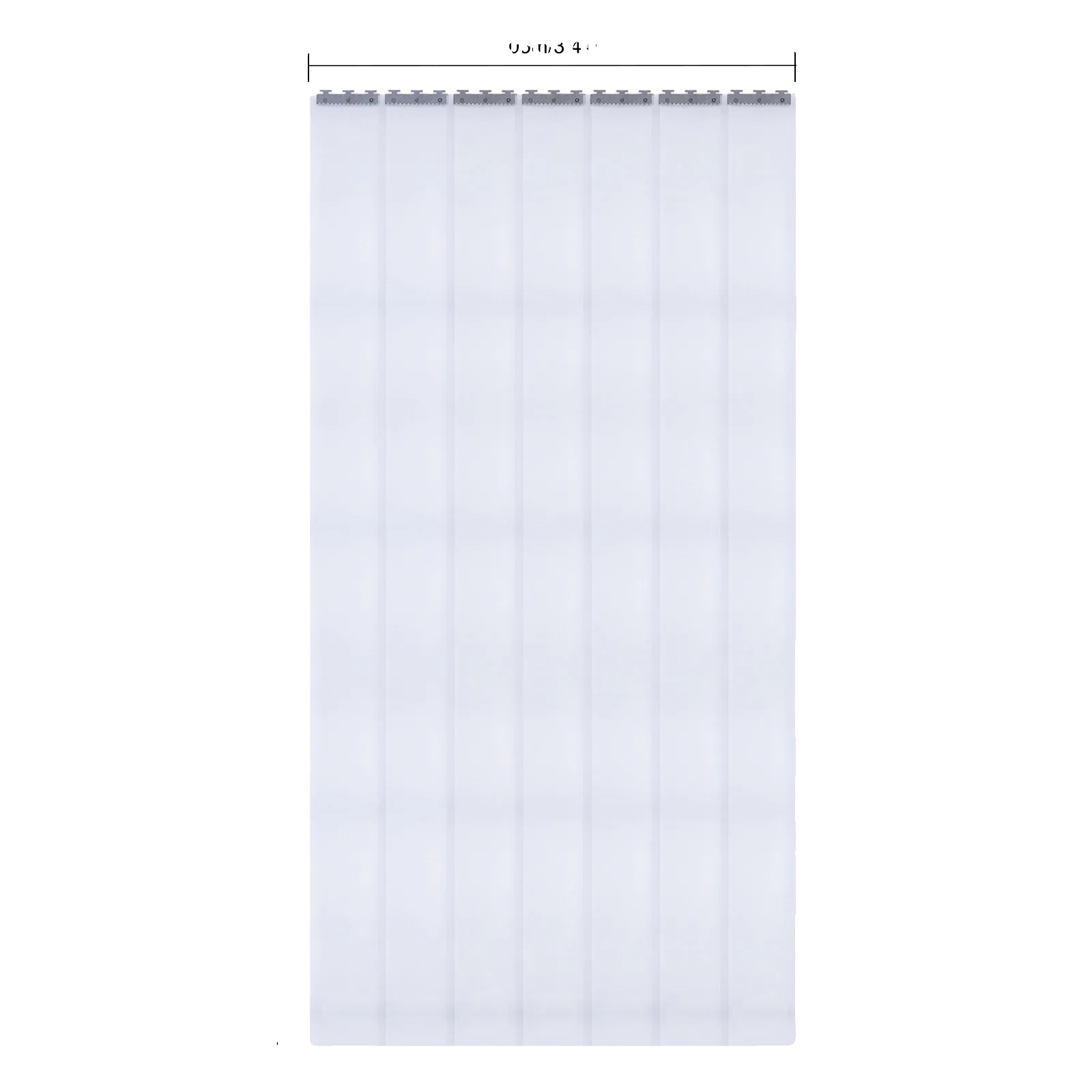 Pvc-streifenvorhang, Durchscheinendes Design, Einfache Installation, Durchscheinend
