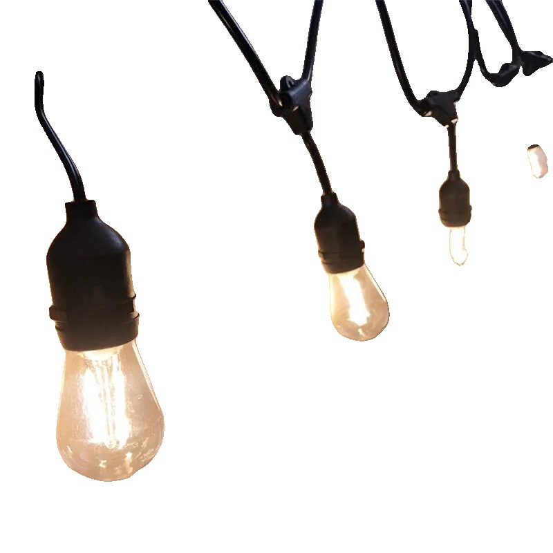 Außen Led Lichterkette, Wasserdicht Ip65, 15m Länge, Warmweiß, Eu-stecker-b, 45m 45lampen-a