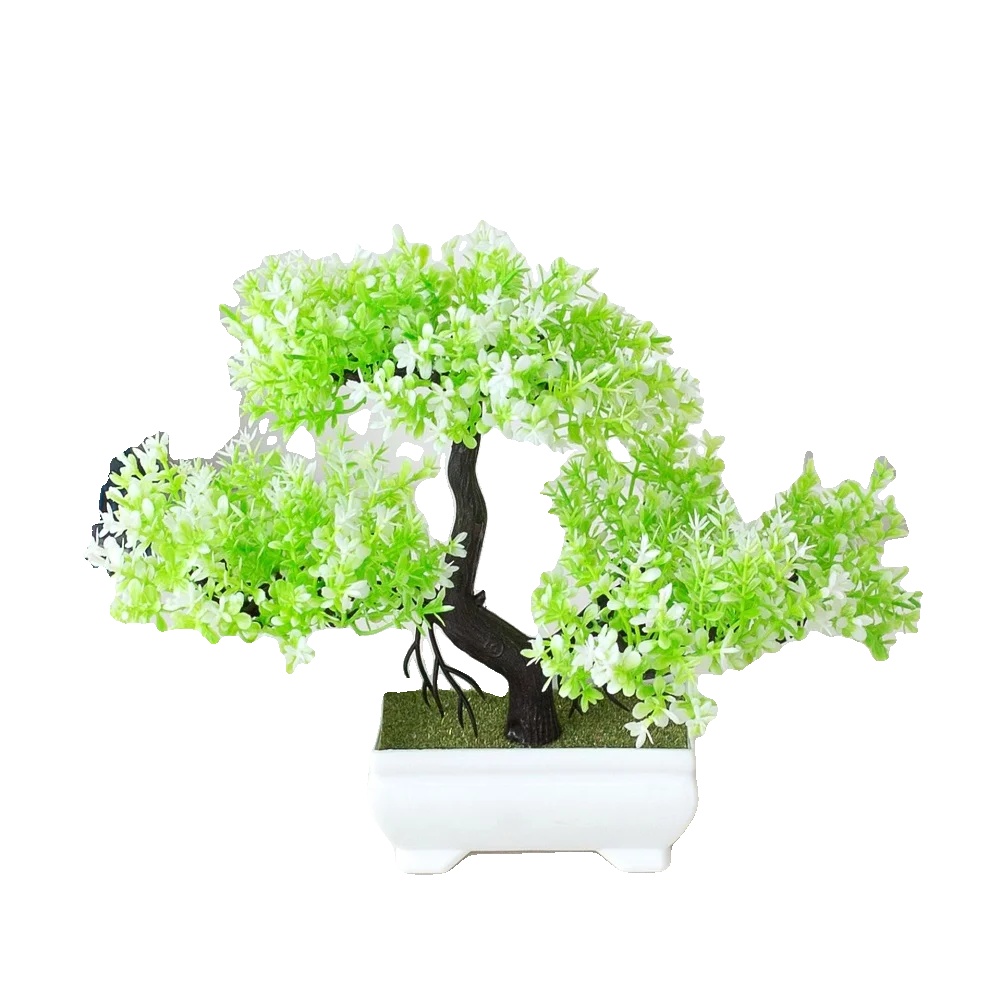 Künstliche Pflanzen, Bonsai-design, Innen- Und Außendekoration, Weiss
