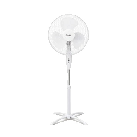 Ventilator, Höhenverstellbar, 3 Geschwindigkeitsstufen, Weiß