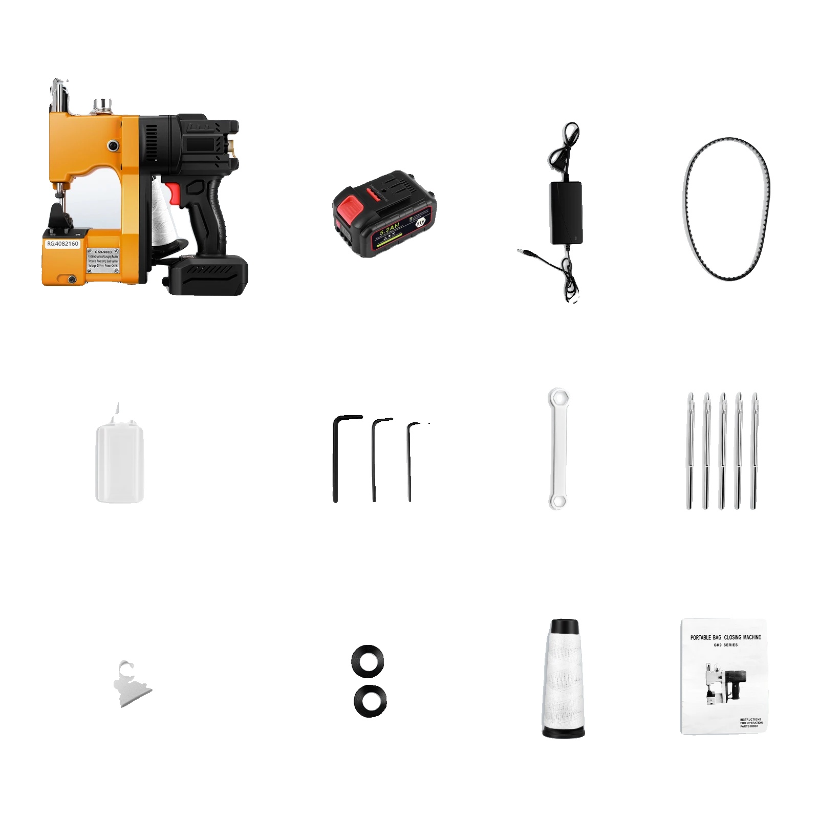 Taschen-nähmaschine, Bürstenloser Motor, Verlängerte Akkulaufzeit, 220v Eu