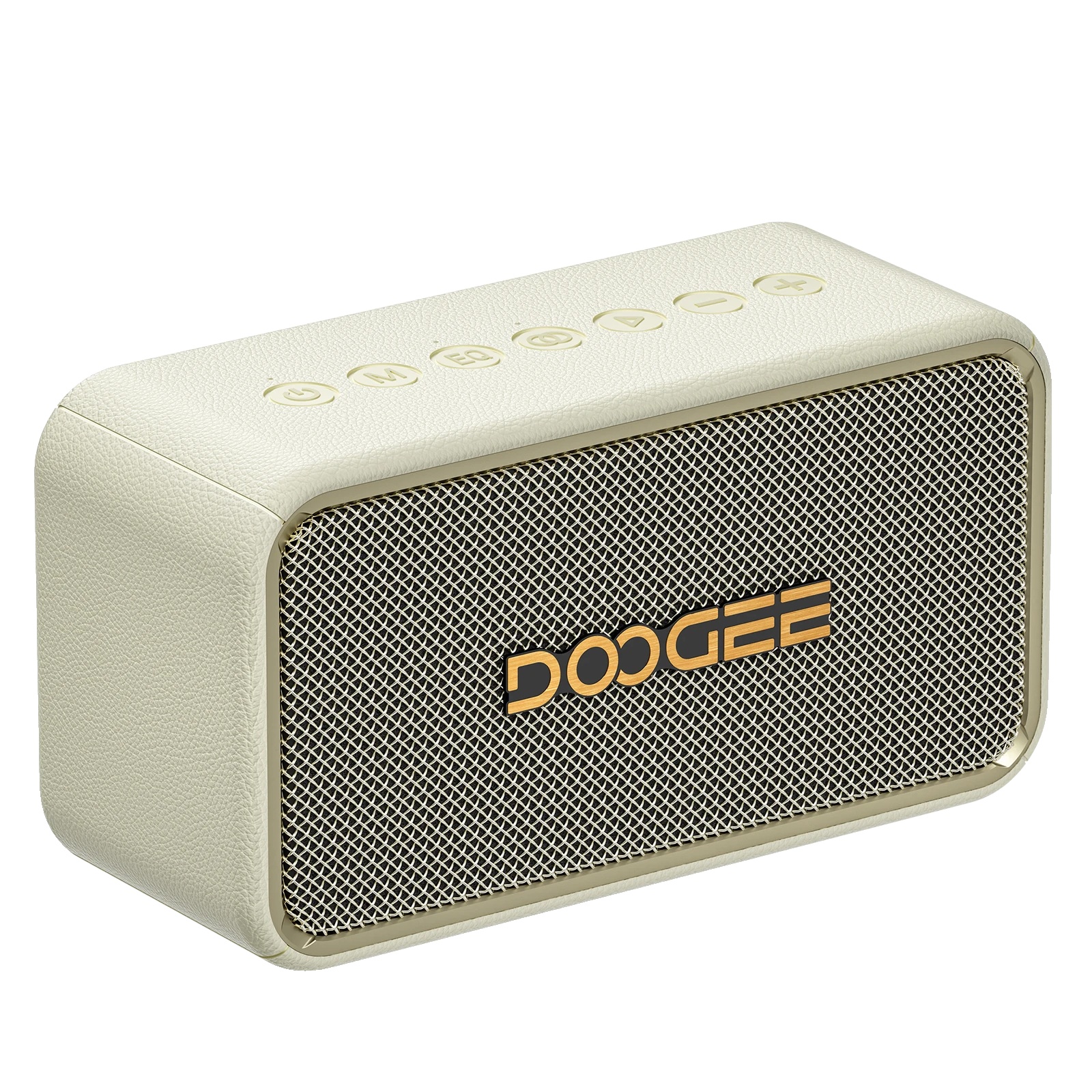 Tragbarer Bluetooth-lautsprecher, Wasserdicht, Kraftvoller Bass, Owhite