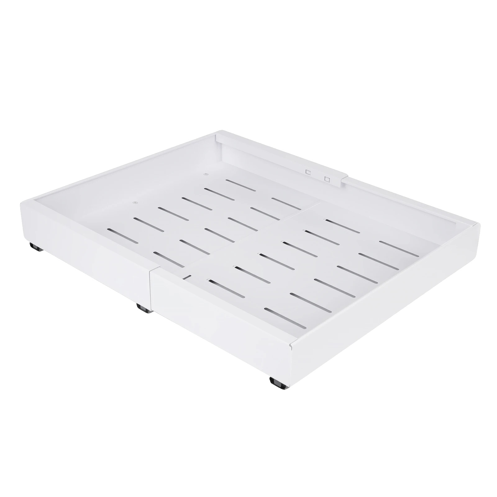 Schrankorganizer, Verstellbare Größe, Ausziehbares Design, Weiss