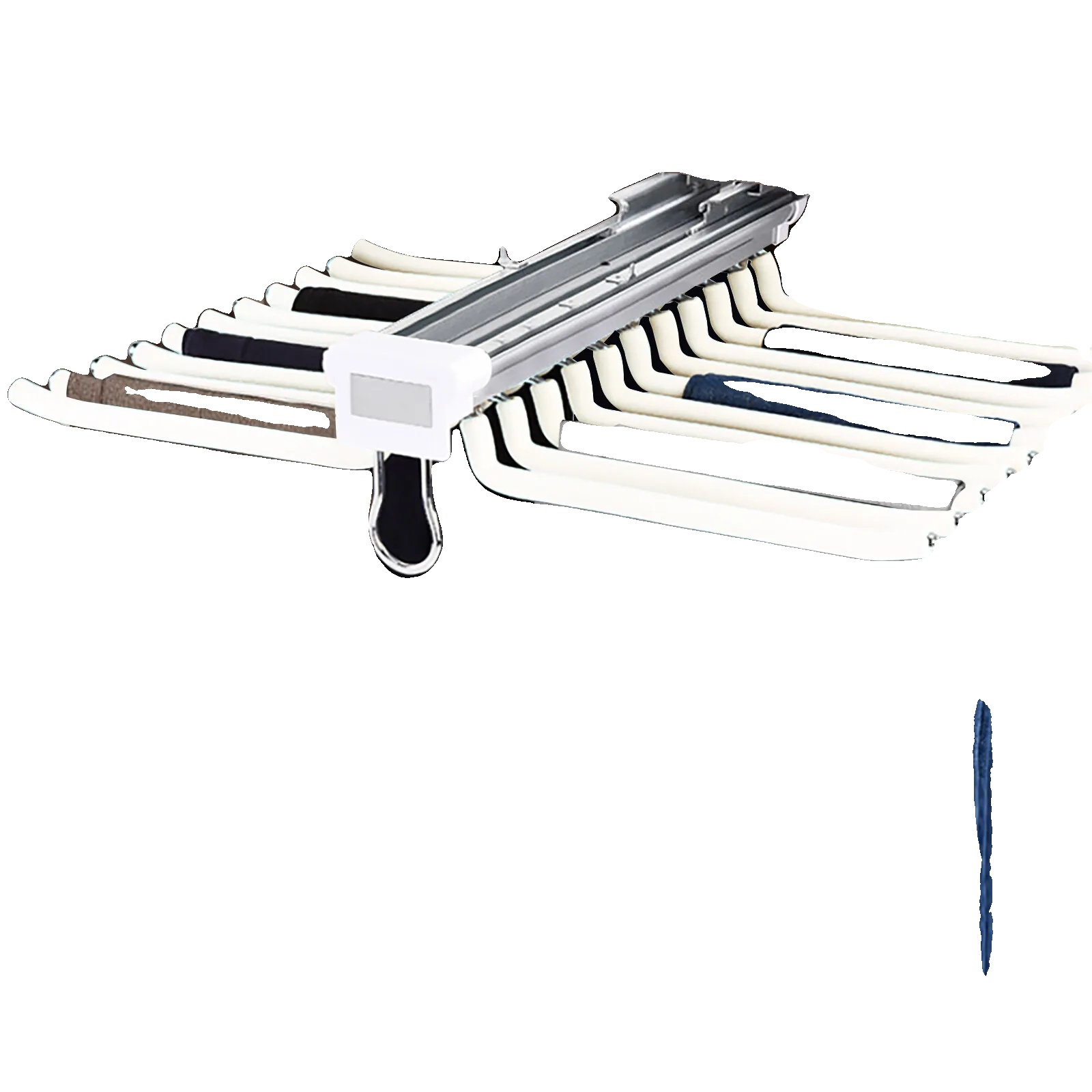 Hosenorganizer, Aluminiumlegierungsrahmen, Hält Bis Zu 15 Kg, Abmessungen 58,8 Cm X 45,8 Cm, Geeignet Für Hosen, Vielseitige Anwendung