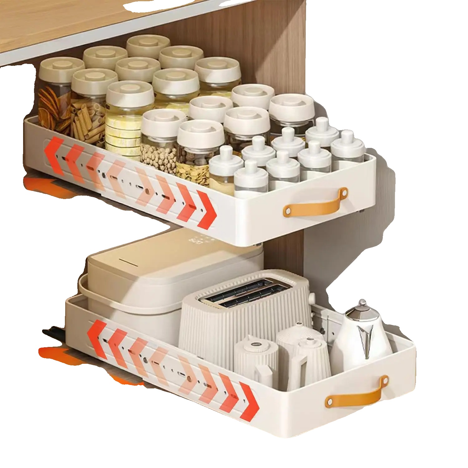Schubladenorganizer, Verstellbare Länge 41-60 Cm, Breite 30 Cm, Tiefe 7,8 Cm, Kohlenstoffstahl, Ausziehbares Design