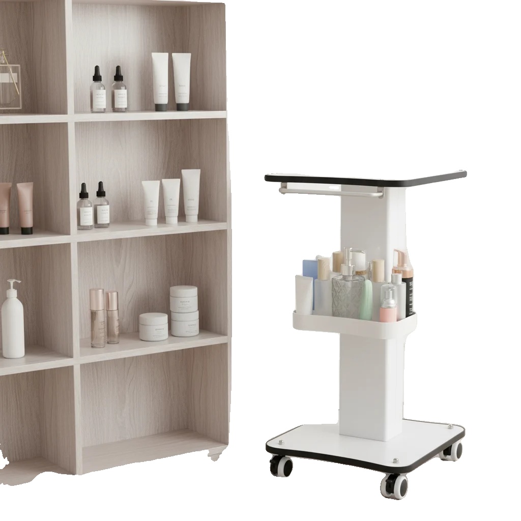 Salonwagen, Multifunktionaler Organizer, Einfache Mobilität, Weiss