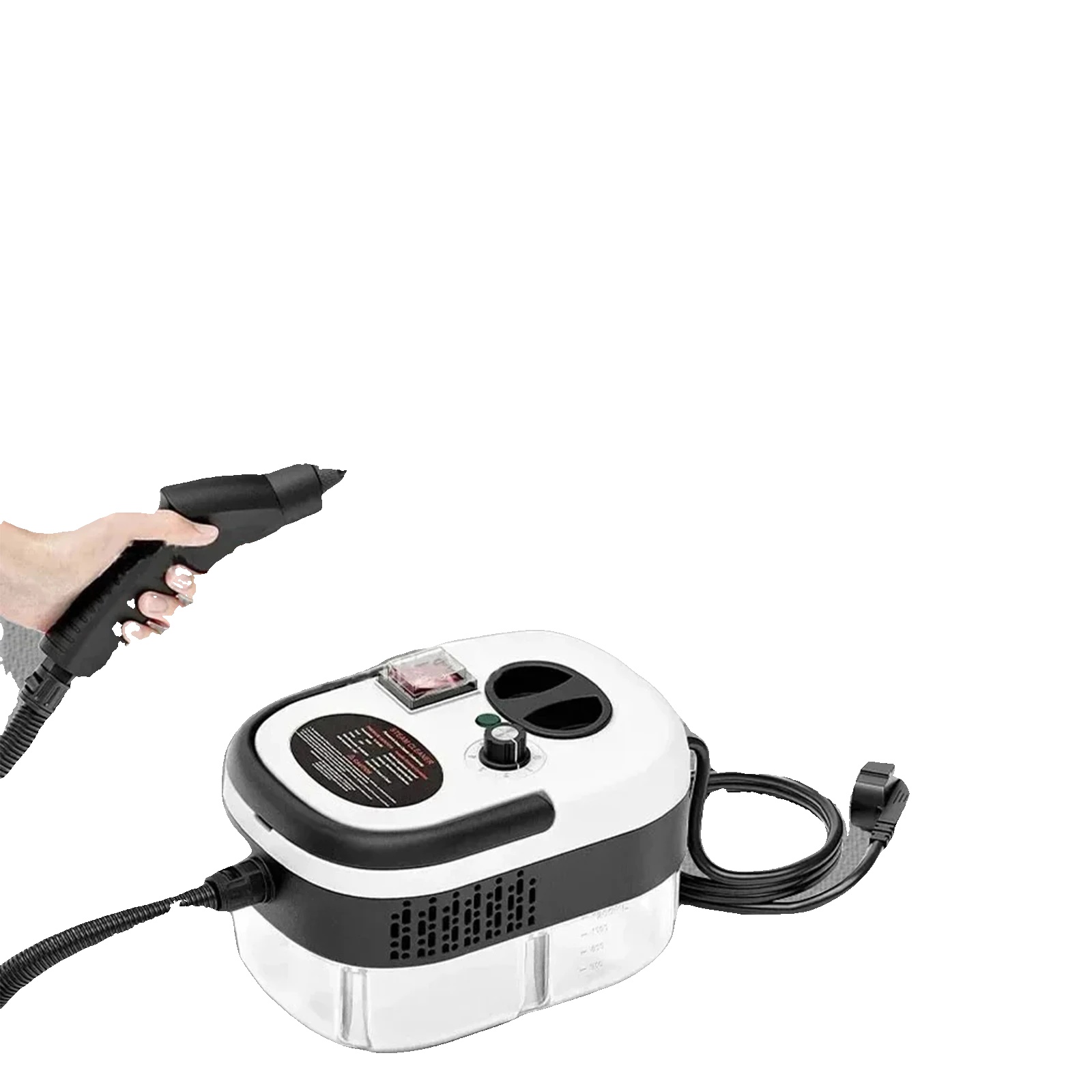 Dampfreiniger, 2500w Leistung, Hohe Temperatur, 190 X 150 X 130 Mm Abmessungen, 2m Schlauchlänge, Tötet 99,9% Bakterien