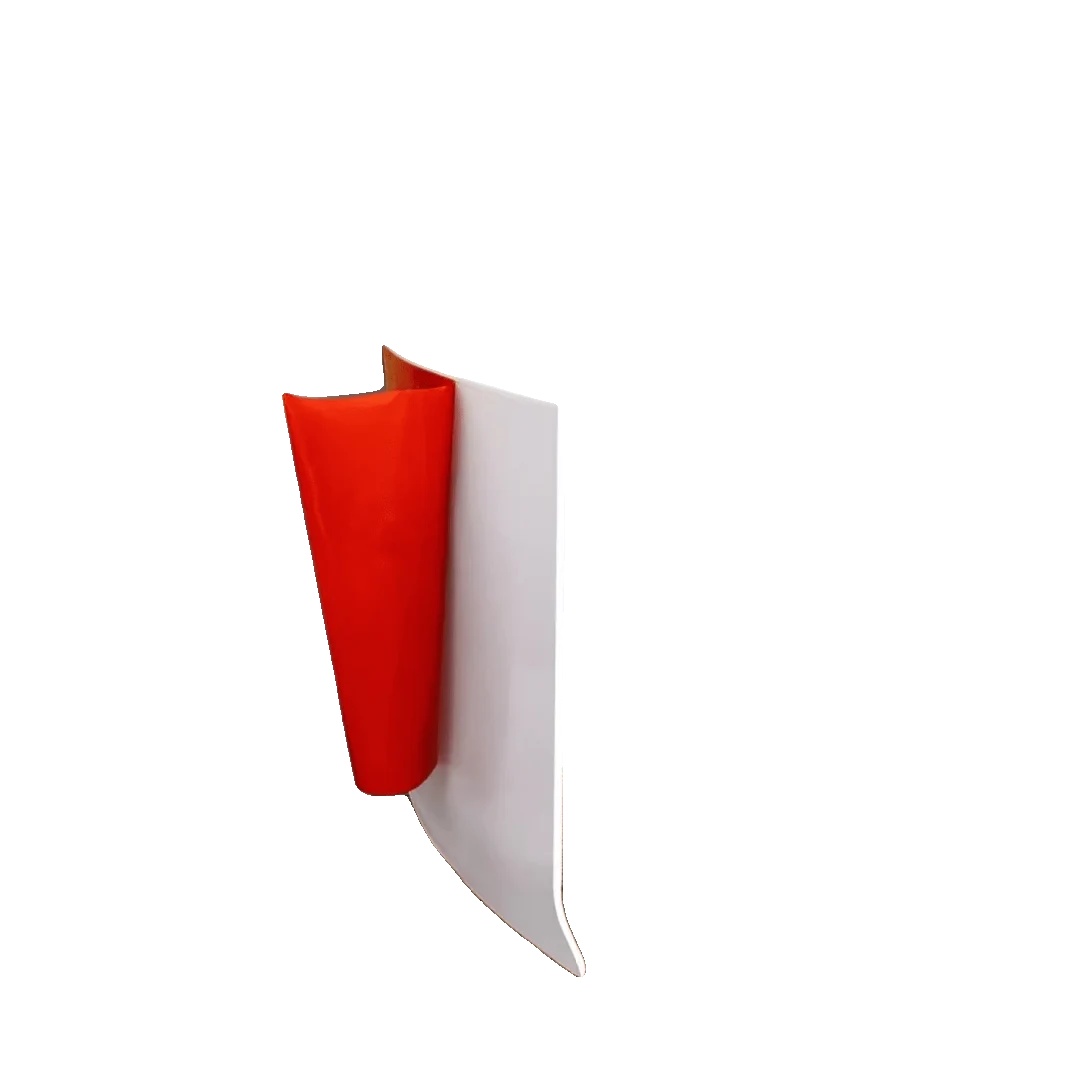 Flexibles Fußleisten, Einfache Installation, Langlebiges Pvc-material, Weiss