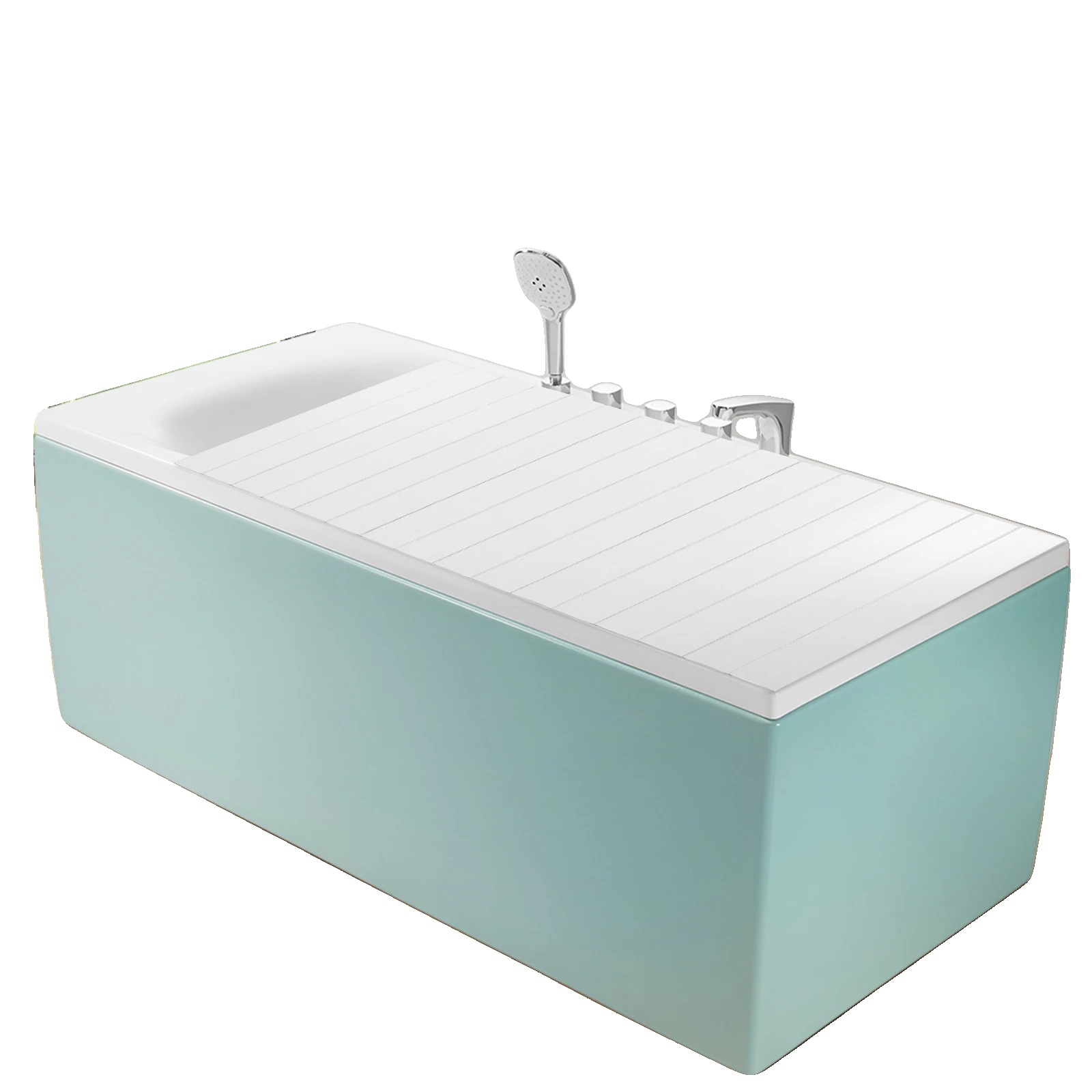 Badewannenablage, Pvc-material, Abmessungen 170 X 70 Cm, Maximale Tragfähigkeit 5 Kg, Temperaturbeständigkeit 80 ℃, Faltbares Design