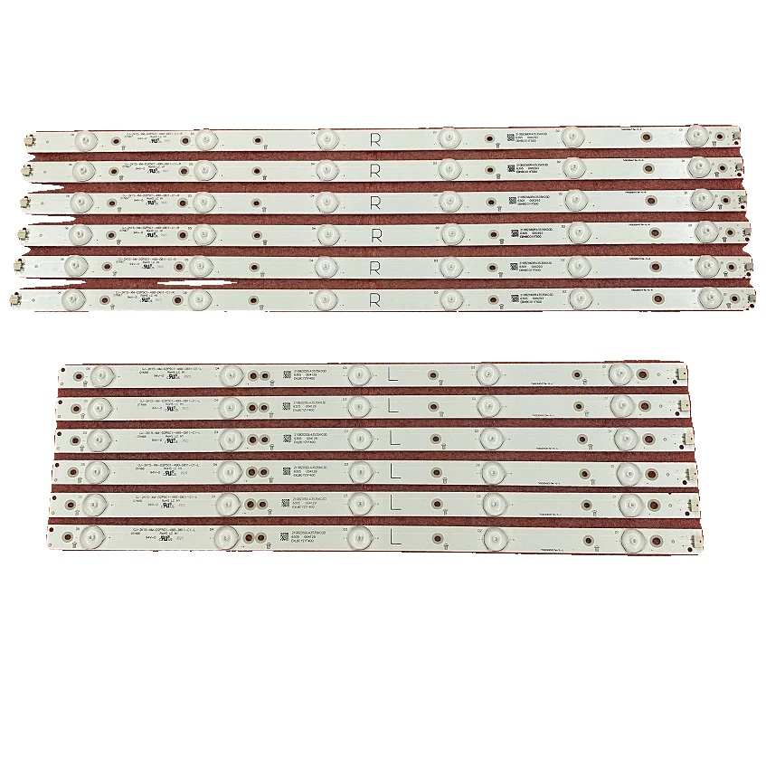Led-hintergrundbeleuchtungsstreifen, 1000 Mm Länge, 11 Leds (3v), Kompatibel Mit Verschiedenen Modellen, Aluminium-material, Anpassbare Optionen