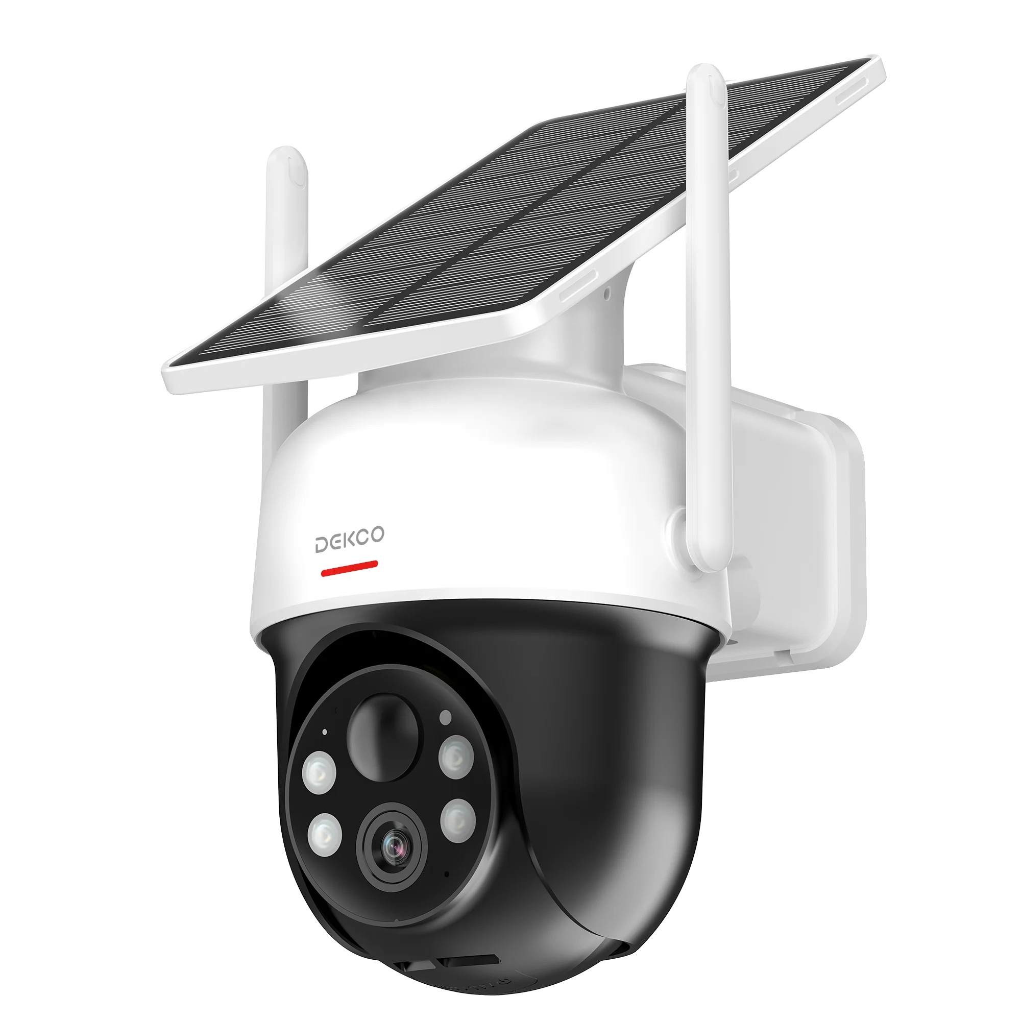 Wlan-sicherheitskamera, Solarbetrieben, 360-grad-abdeckung, Solar-kamera, Eu-stecker