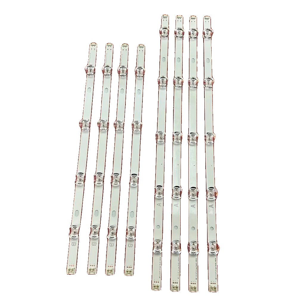 Led-hintergrundbeleuchtungsleiste, 977 Mm Länge, 9 Leds (6v), Kompatibel Mit Mehreren Tv-modellen, Set Aus 8 Stück, Typ A Und B Konfiguration
