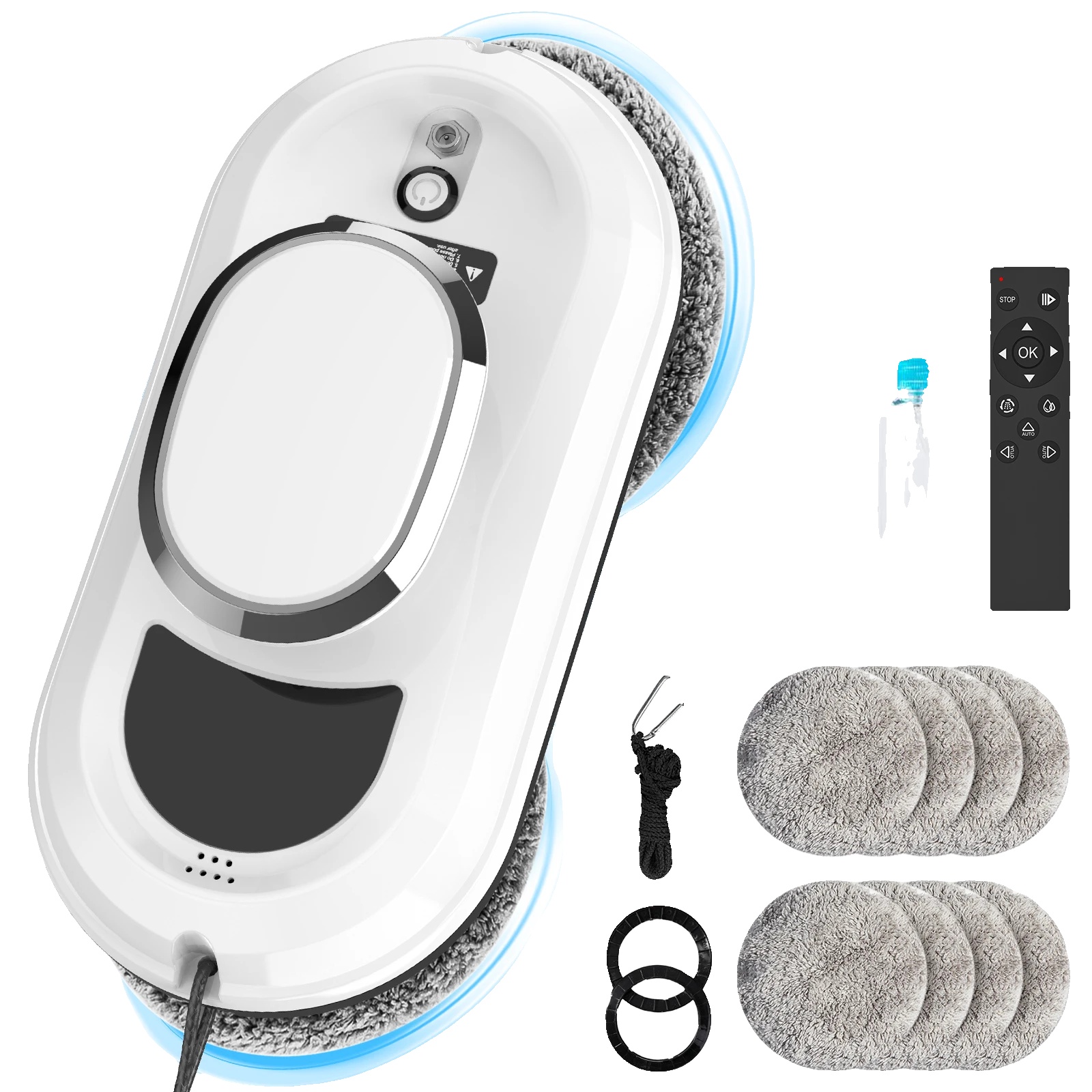 Fensterreinigungsroboter, Automatische Wassersprühfunktion, Fernbedienung, Eu, Eu