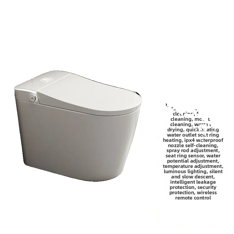 Intelligente Toilette, Beheizter Sitz, Automatische Spülung, Weißer Bildschirm
