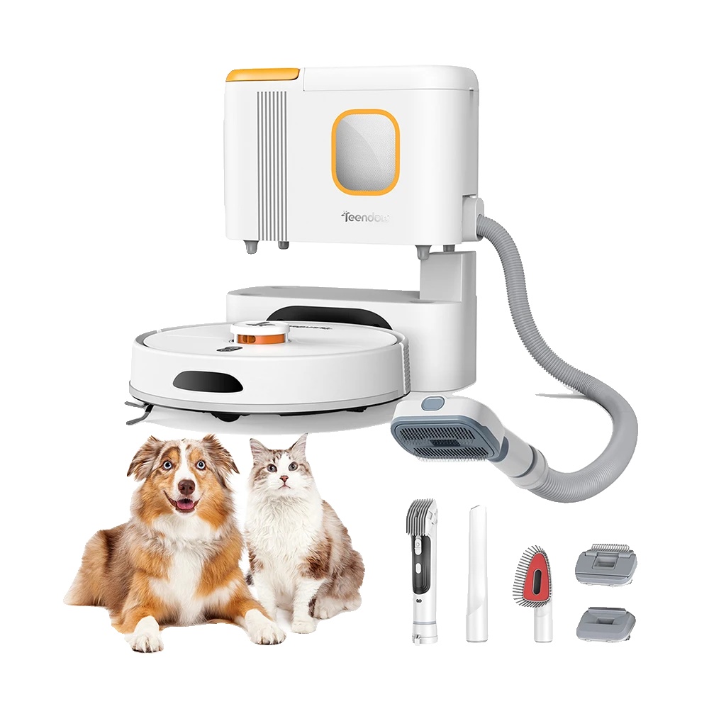 Robotersauger, Starke Saugkraft, Intelligente Navigationstechnologie, Teendow D20s Max+