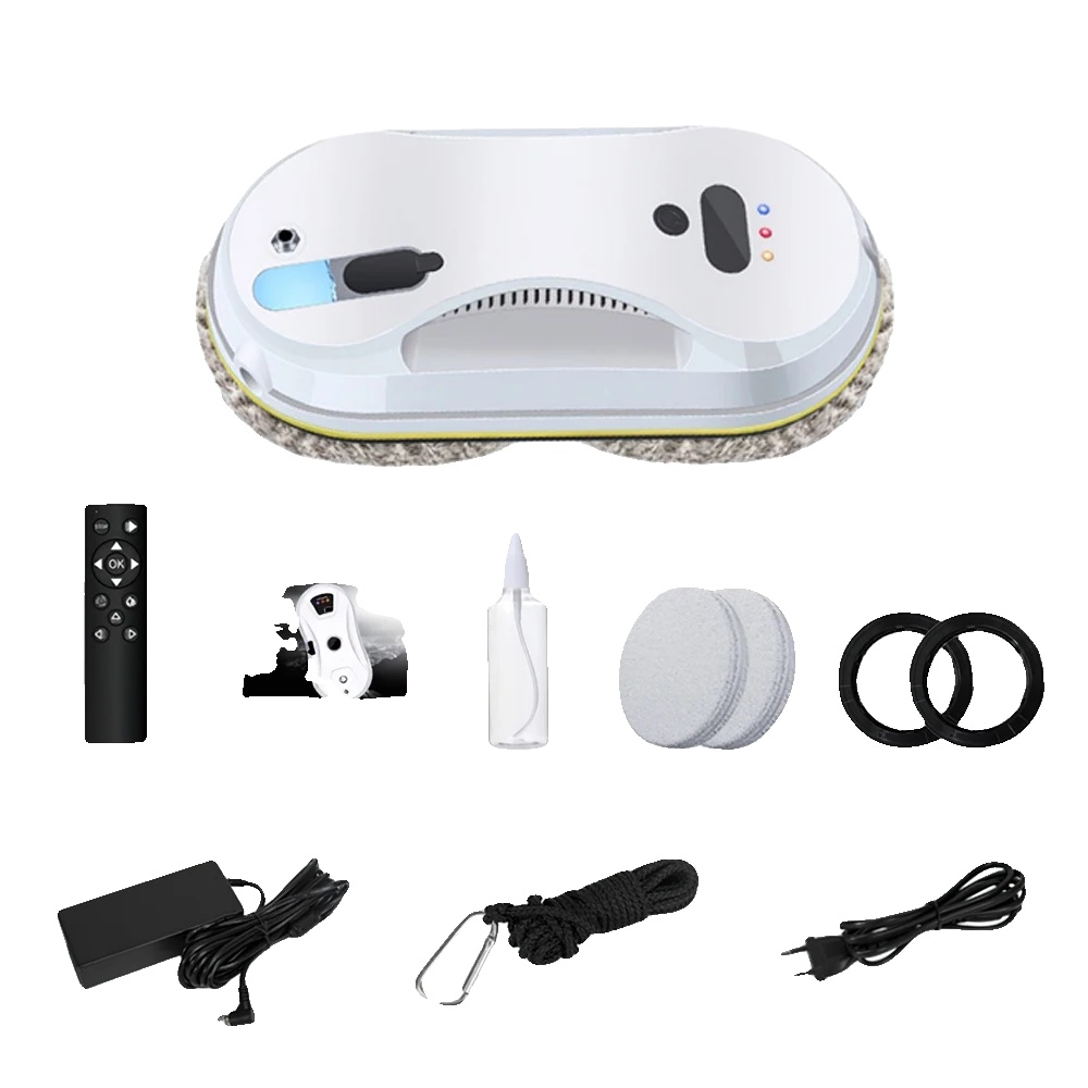 Fensterreinigungsroboter, Fernbedienung, Ultraschall-wasserspray, 3800pa, Eu