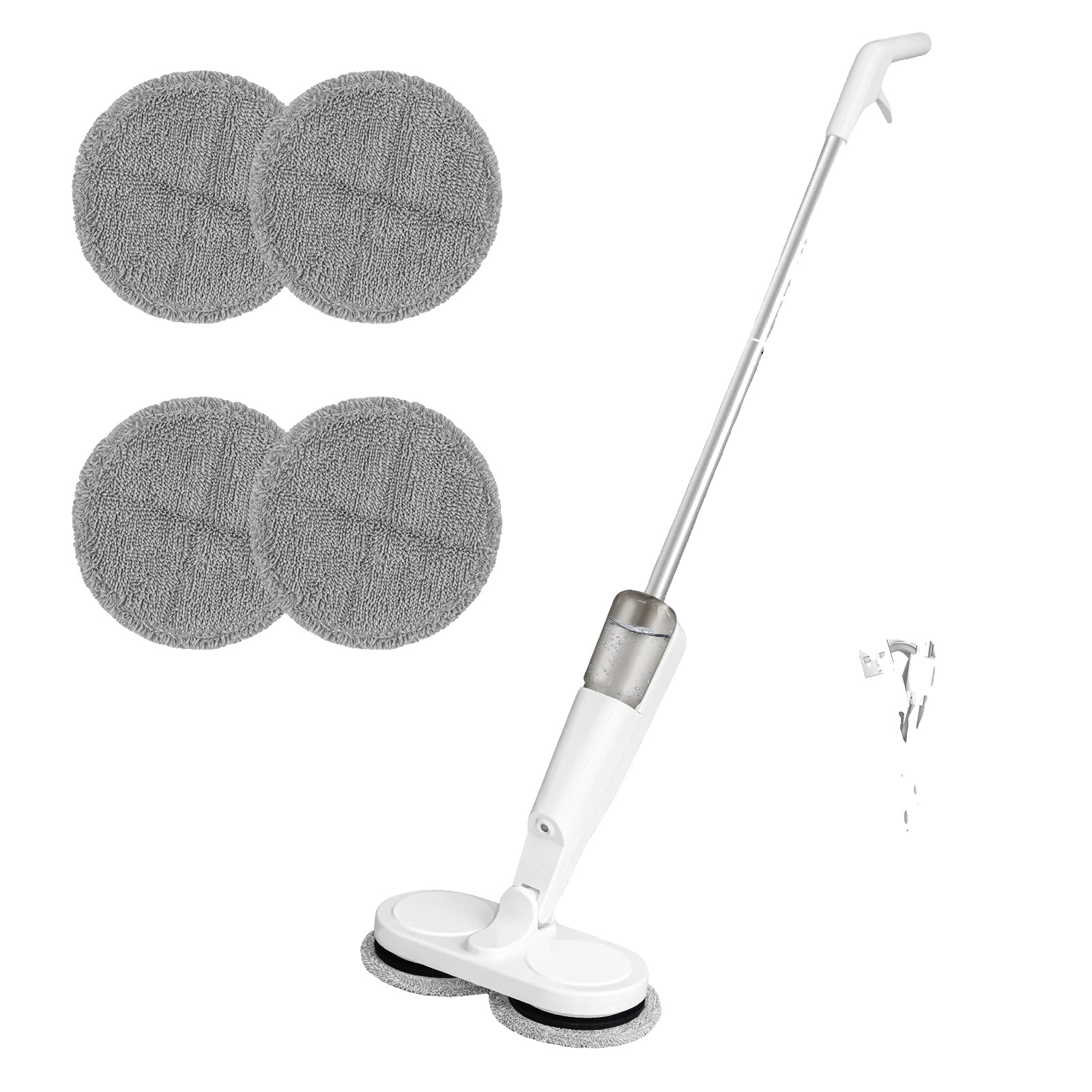 Kabelloser Elektrischer Mop, 200 Ml Wassertank, 2000 Mah Lithium-batterie, 7,4v Spannung, 1 Stunde Laufzeit, 113 X 28 X 13 Cm