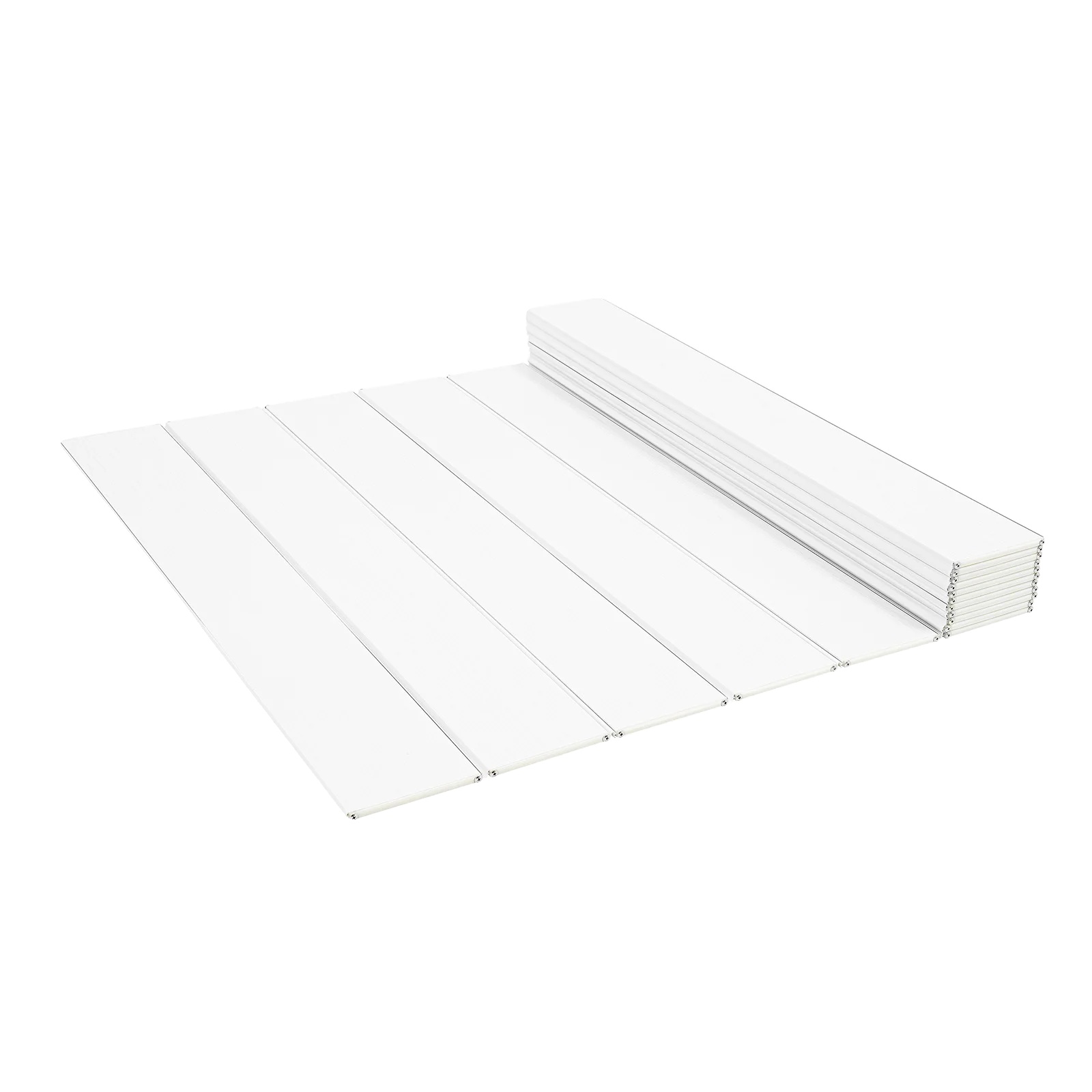 Badewannenabdeckung, Faltbar, Wasserdicht, Weiss
