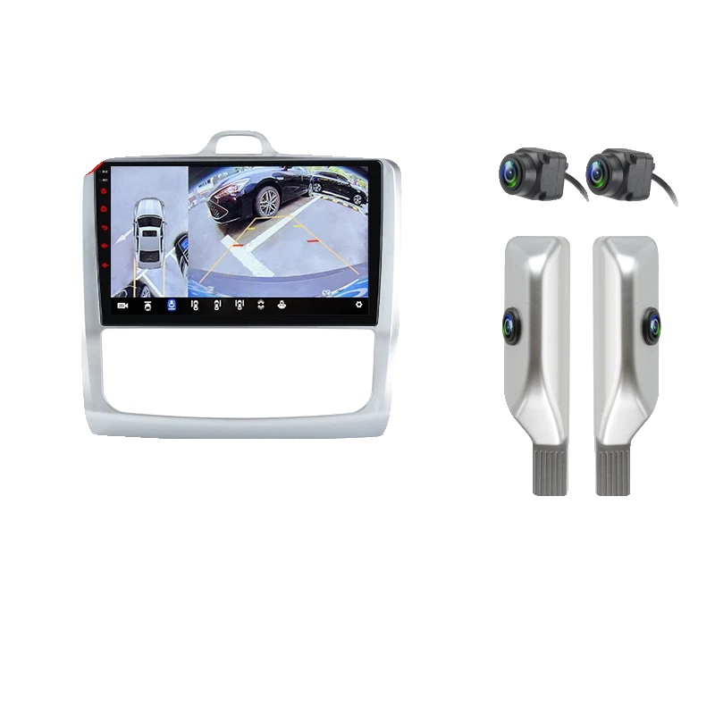 Autoradio, 9" Display, Multimedia-funktionen, Kompatibel Mit Ford Focus Mk2-mk3 (2004-2011), V1 Plus (6gb 128gb)a 360 S