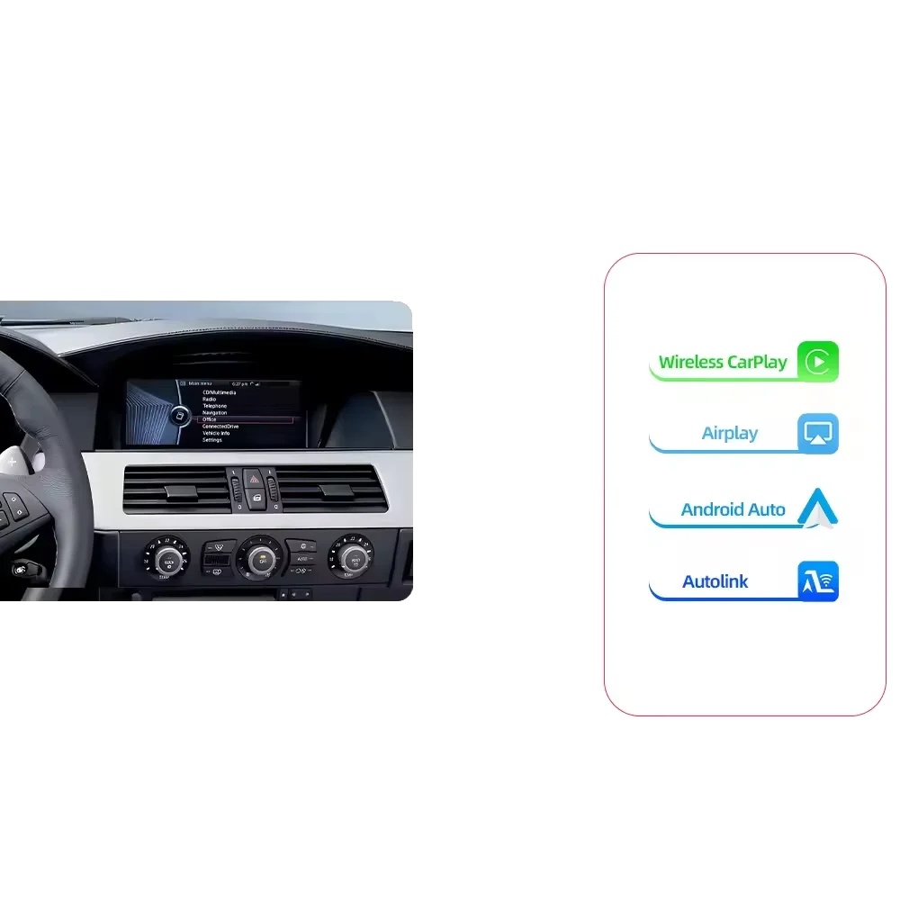 Drahtloses Carplay Android Auto, Erweitertes Screen Mirroring, Oem Steuerungserhaltung, Cic-system