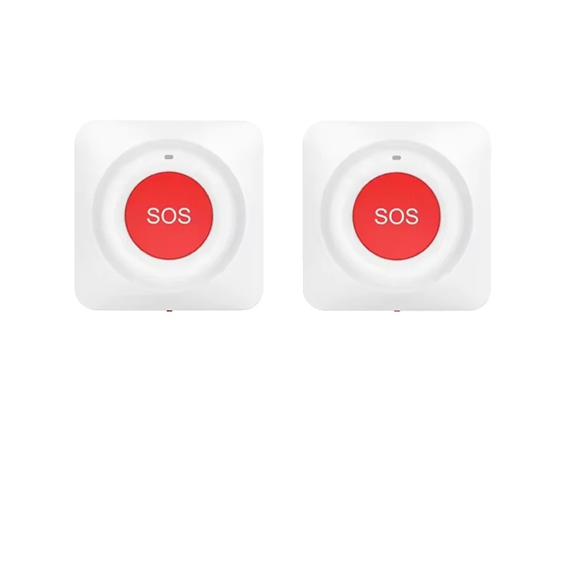 Panikknopf, Notfallalarm, Smart-home-kompatibilität, 2pcs