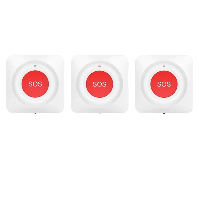 Panikknopf, Notfallalarm, Smart-home-kompatibilität, 3pcs